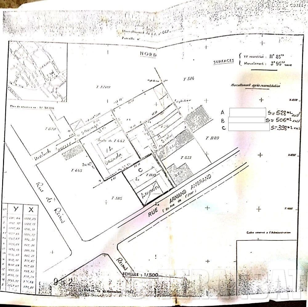 Dakar - Terrain de 1 432m²
