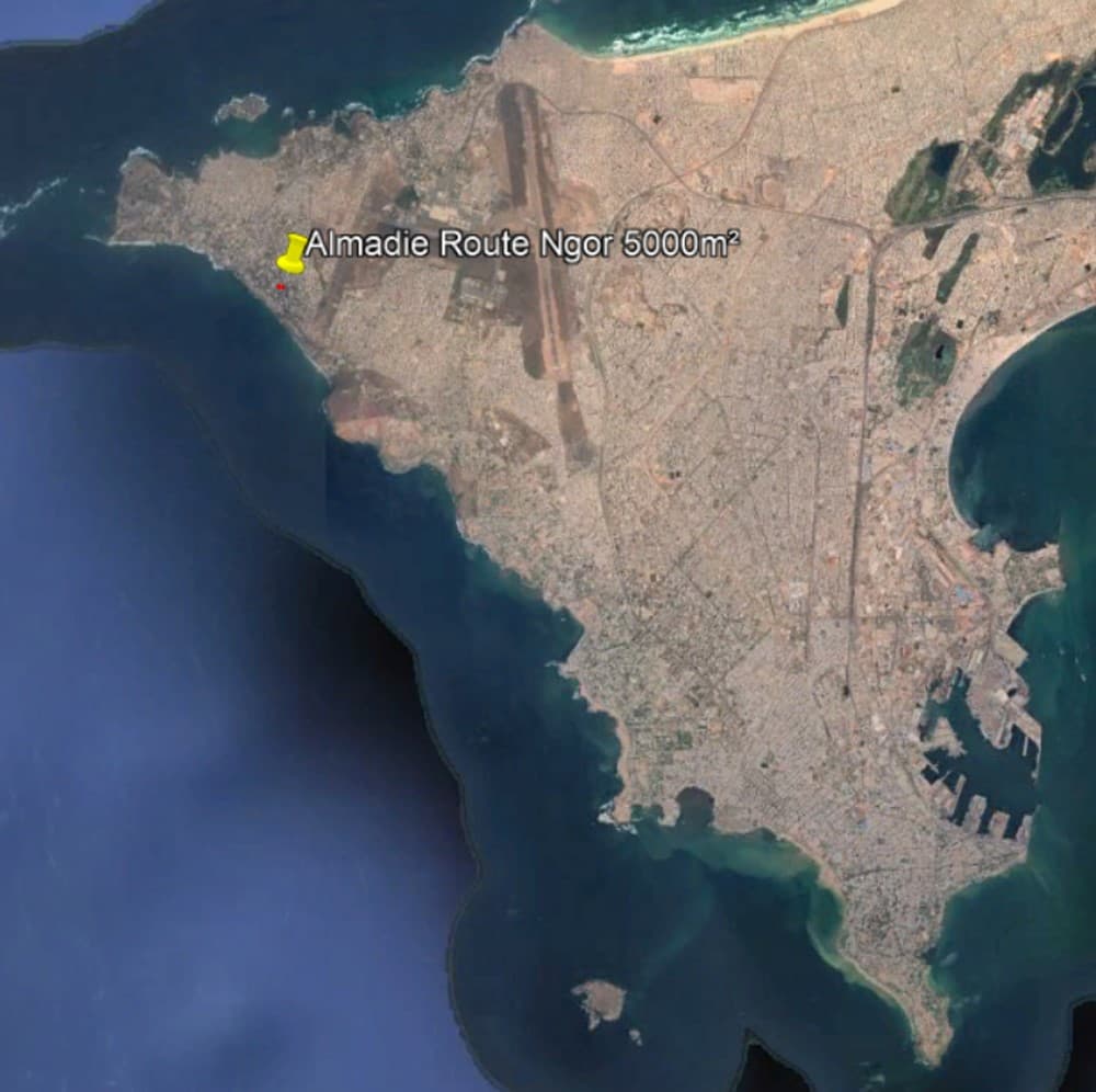 Dakar - Terrain de 5 000m²